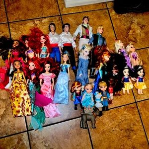Assortment of Disney Dolls